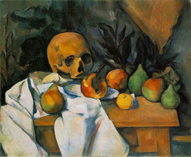 Still Life with Skull (Nature morte au crâne), Paul Cézanne, 1890-1893, Barnes Foundation